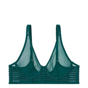 NWOT Victoria's Secret Luxe Mesh Unlined 34DD Unlined Bra